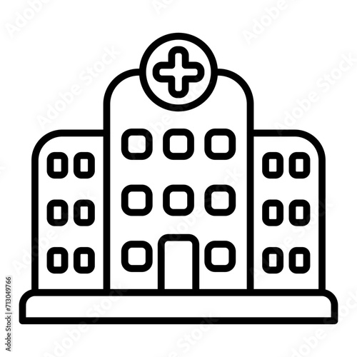   Hospital line icon