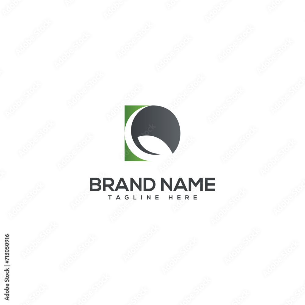 Alphabet D letter green leaf ecology nature logo element vector Alphabet D letter green leaf ecology nature logo element vector