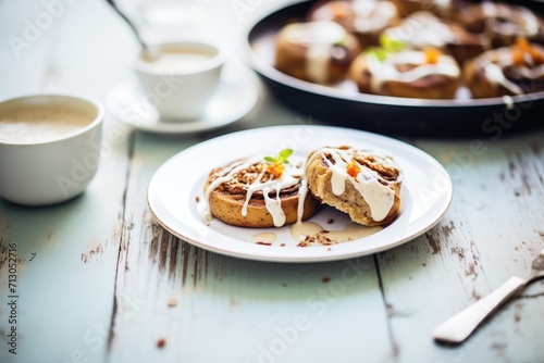 vegan cinnamon rolls, dairy-free icing