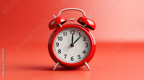 Retro Red Alarm Clock