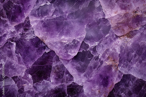 Polished amethyst stone surface texture background