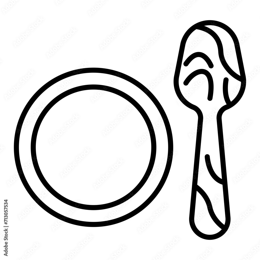   Al Fresco Dining line icon
