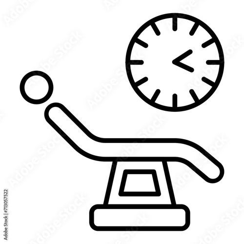   Relaxation line icon