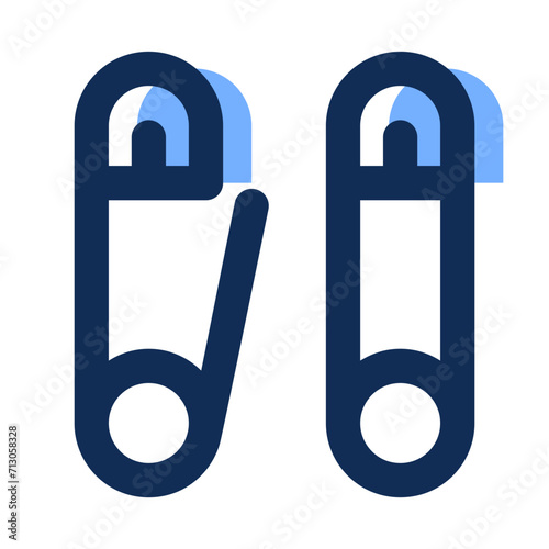 brooch filled line icon