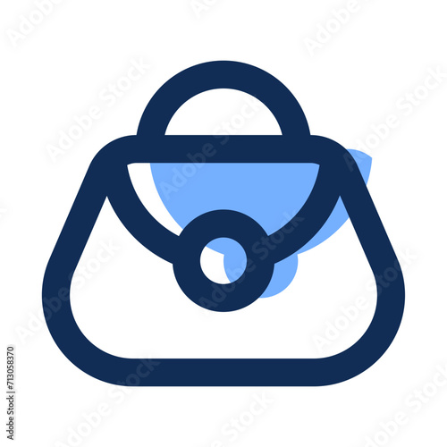 handbag filled line icon