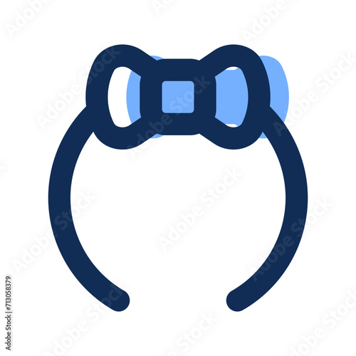headband filled line icon