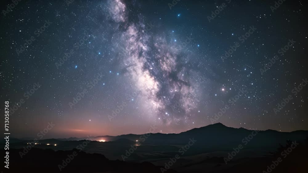 The Milky Way stretching across the night sky, filling the viewer with a sense of the vastness of the universe. The Milky Way stretching across the night sky, filling the viewer with a sense of the vastness of the universe.