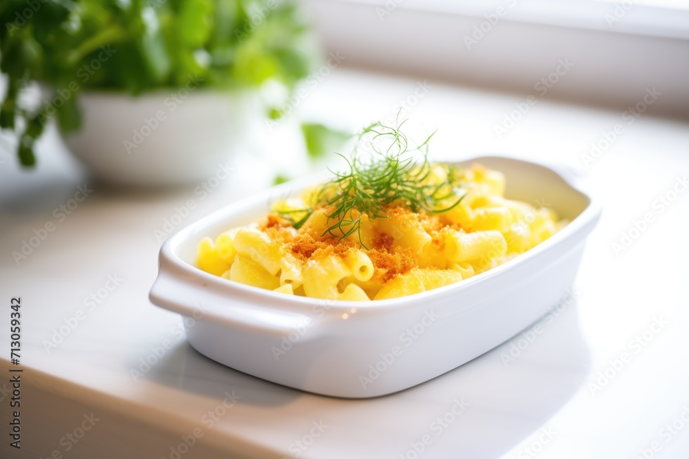 creamy mac and cheese in white ceramic dish creamy mac and cheese in white ceramic dish