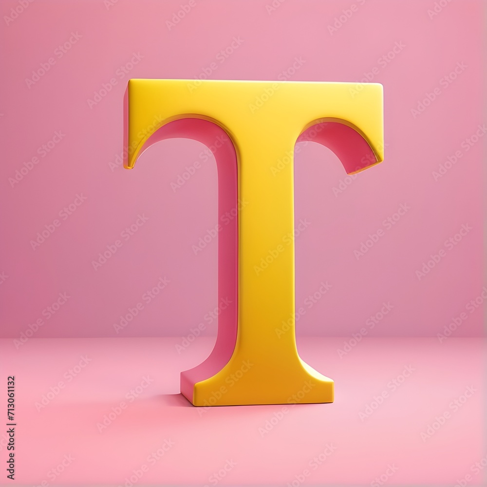 3d letter T