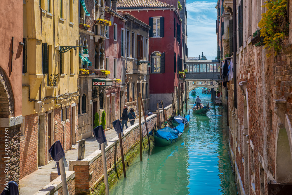 The magical city center of Venice