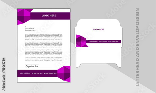 Unique letterhead and envelop design