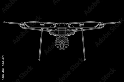 Military Combat Bomber Drone