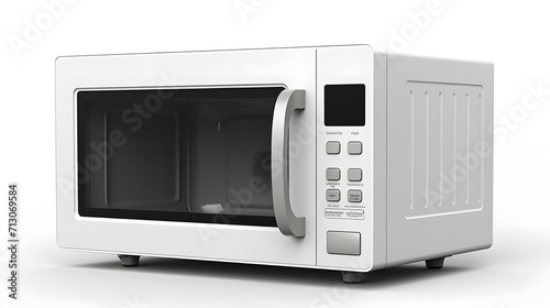 Microwave stove isolated on white background