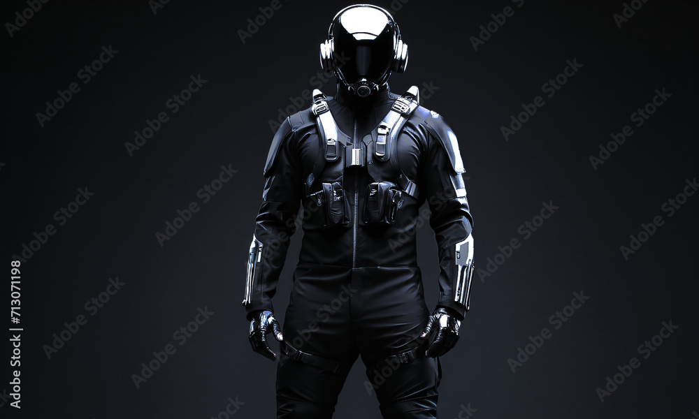 Sci-Fi Concept Art, Futuristic Soldier in Detailed Armor, Military, Futurism, Dark Aesthetics Sci-Fi Concept Art, Futuristic Soldier in Detailed Armor, Military, Futurism, Dark Aesthetics