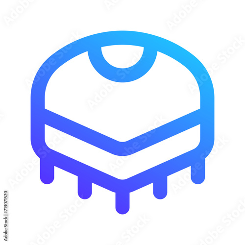 poncho gradient icon