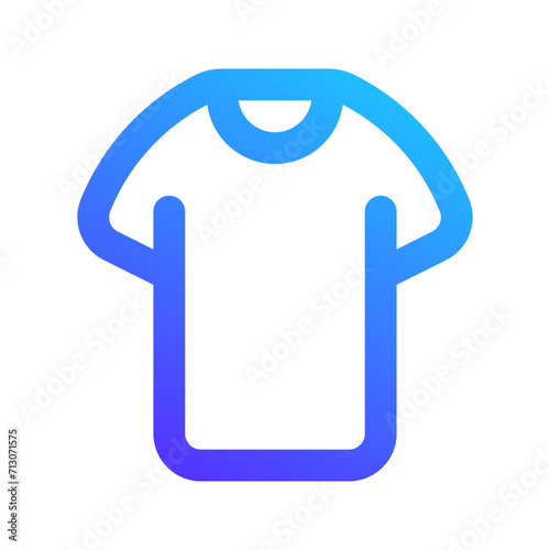 t shirt gradient icon