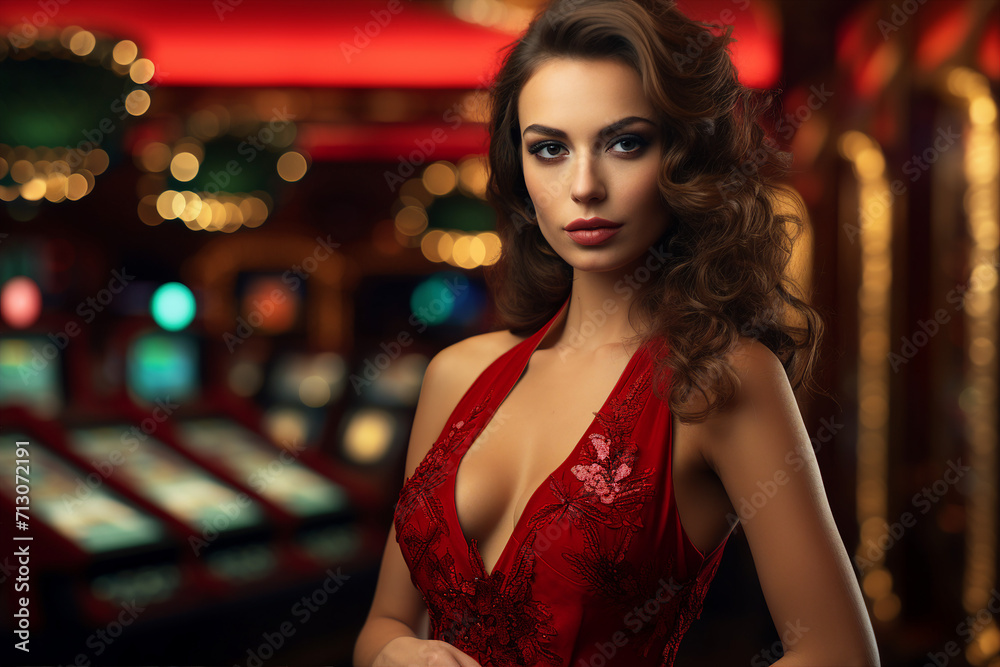 Play casino slots win games money cash conceptual Generative AI picture Play casino slots win games money cash conceptual Generative AI picture