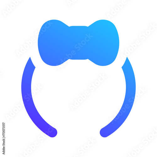 headband gradient fill icon