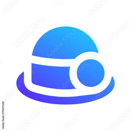 pamela hat gradient fill icon
