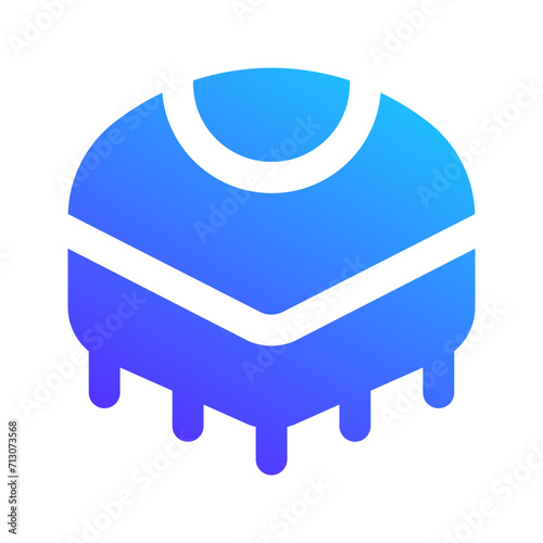 poncho gradient fill icon