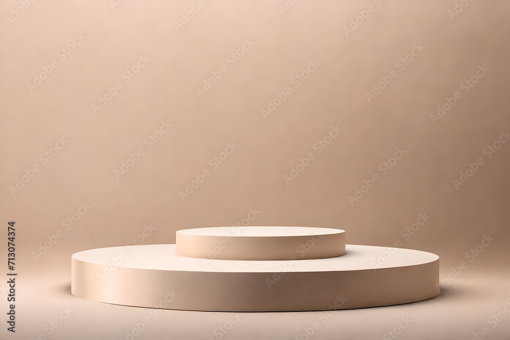 podium on a wooden background podium on a wooden background