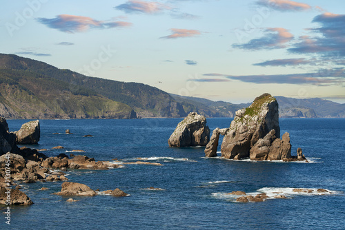 Coastline near to San Juan de Gaztelugatxe, Bermeo, Biscay, Basq