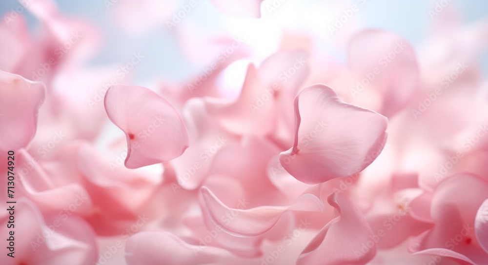 pink rose petals background, in spring, wallpaper
