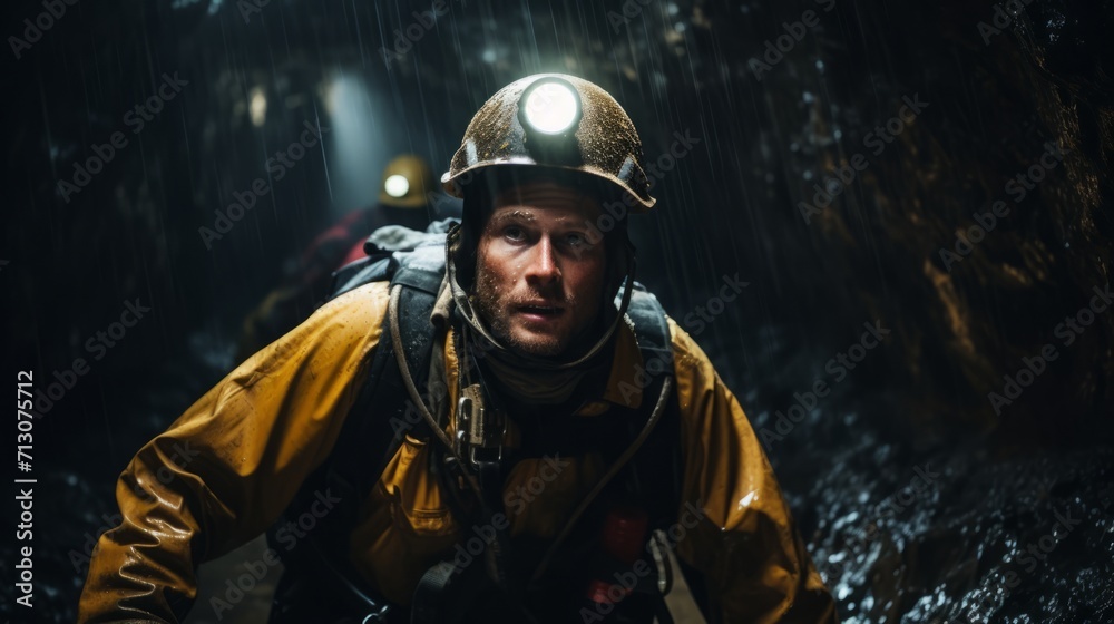 Cave Explorer with Headlamp Cave Explorer with Headlamp