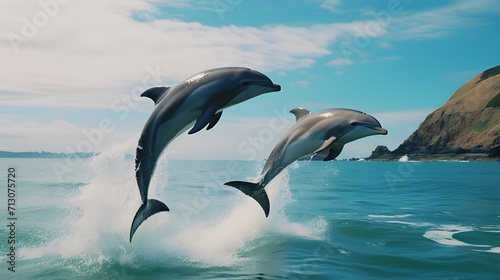 Cornish dolphins