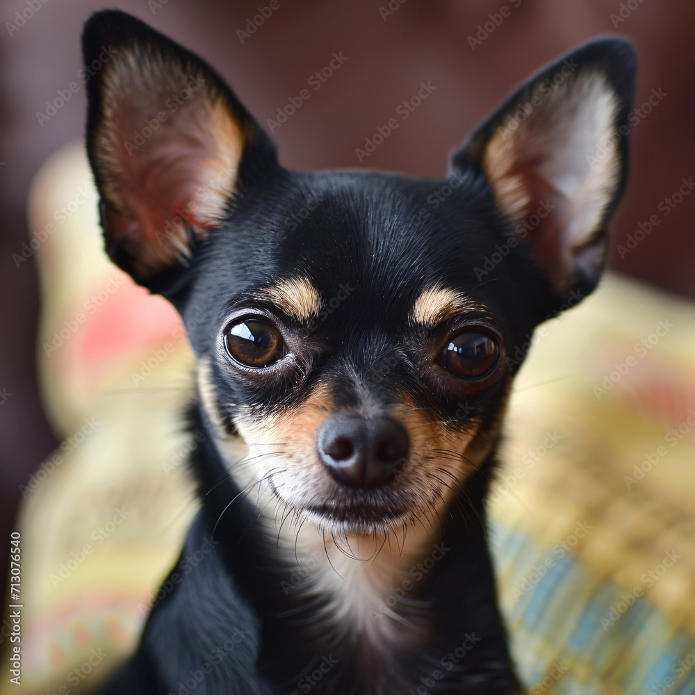 Portrait of a cute Chihuahua dog breed