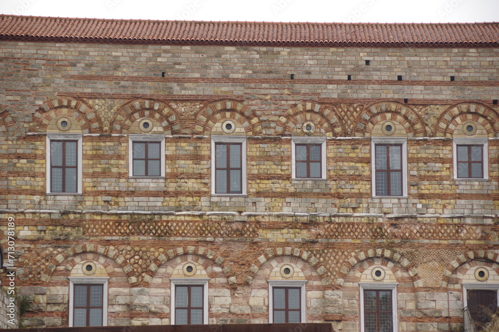 Tekfur Sarayi, restored Byzantine palace in Istanbul, Turkey