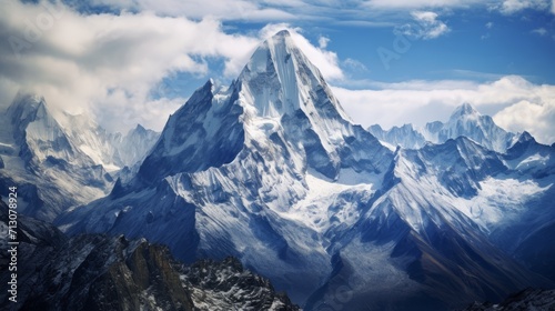 Majestic Himalayan Mountain Peaks © Andreas
