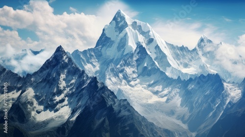 Majestic Himalayan Mountain Peaks © Andreas