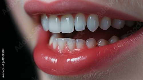 Irregular Crowded Lower Incisors Close-Up