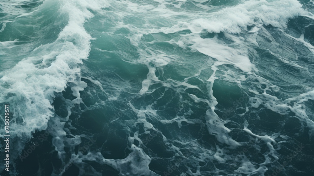 Turbulent Waters of the Norwegian Sea - obrazy, fototapety, plakaty 
