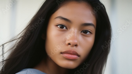 Determined Filipina Top Model Close-Up