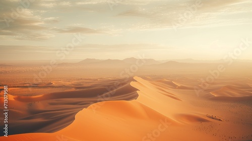 Ominous Drone Shot of Sand Dunes in Namib Desert © Andreas
