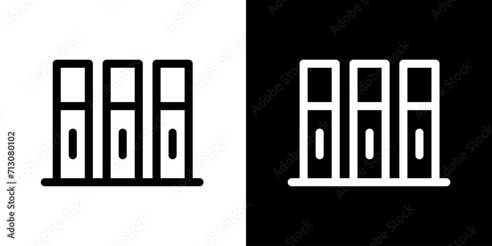 Obraz premium School icon. Education. Black icon. Icon set. Silhouette.
