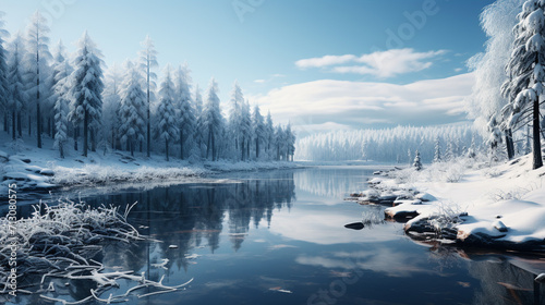 lake in winter © Ahmad