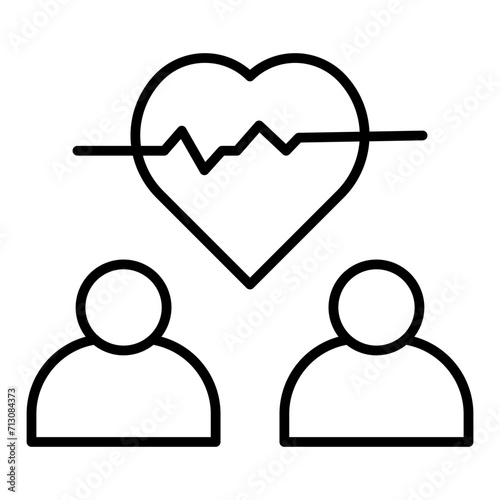  Commitment line icon