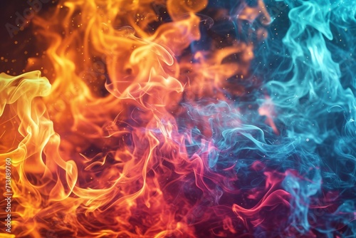 flames are predominantly orange with hints of blue at the base