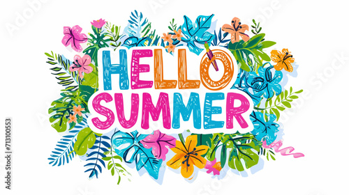summer greetings say hello summer
