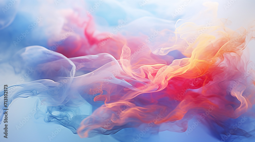 abstract colorful smoke