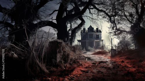Spectral Allure: Haunting Halloween House