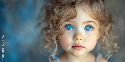 Happy cute smiling kid girl