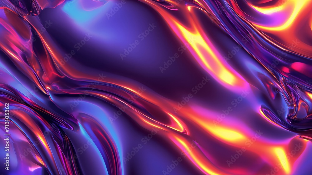 Background With iridescent fluid