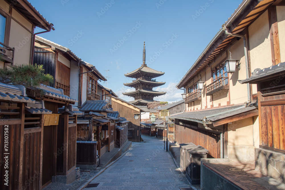 The Yasaka Pagoda(Hokanji), is a popular tourist attraction, the Yasaka Pagoda, also known as Tower of Yasaka and Yasaka-no-to, is a Buddhist pagoda located in Kyoto, Japan. The Yasaka Pagoda(Hokanji), is a popular tourist attraction, the Yasaka Pagoda, also known as Tower of Yasaka and Yasaka-no-to, is a Buddhist pagoda located in Kyoto, Japan.