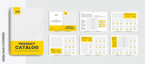 Product catalog or catalogue template design	