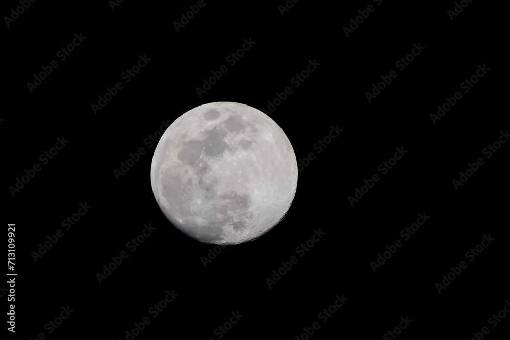 Full moon in the dark sky during night time, Great super moon in sky Full moon in the dark sky during night time, Great super moon in sky