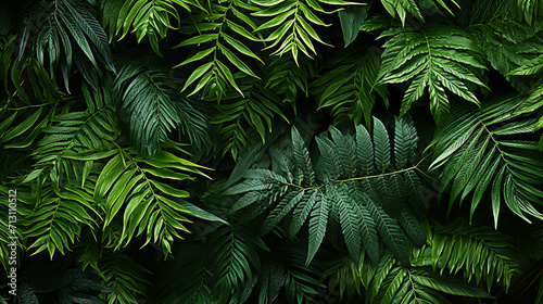 fern leaves